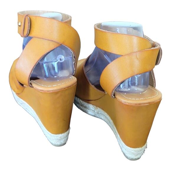 Montego Bay‎ Club Serafina High Wedge Ankle Strap Sandals - Picture 5 of 10